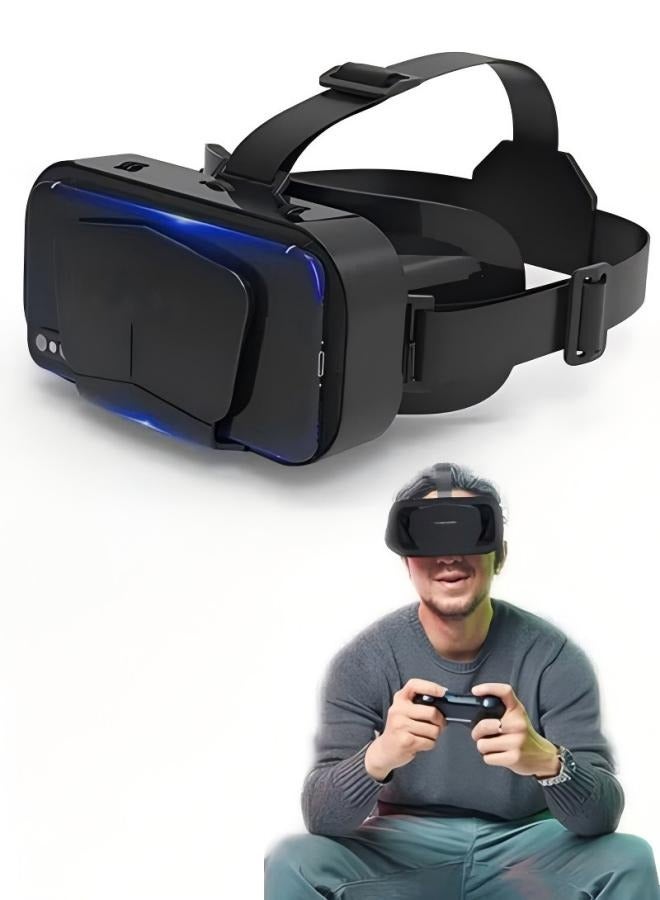 DUNISO VR Virtual Reality Headset,Adjustable VR Glasses for TV, Movies and Video Games,Ergonomic Design, Supports 3.5-7.2 Inch Mobile phones - Image 1